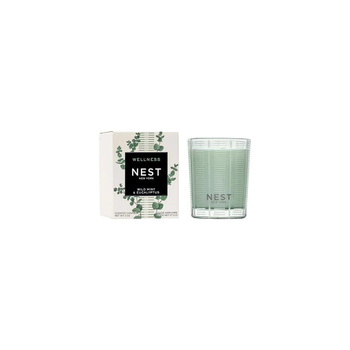 Wild Mint & Eucalyptus Votive Candle 2oz - Just Fabulous Palm Springs