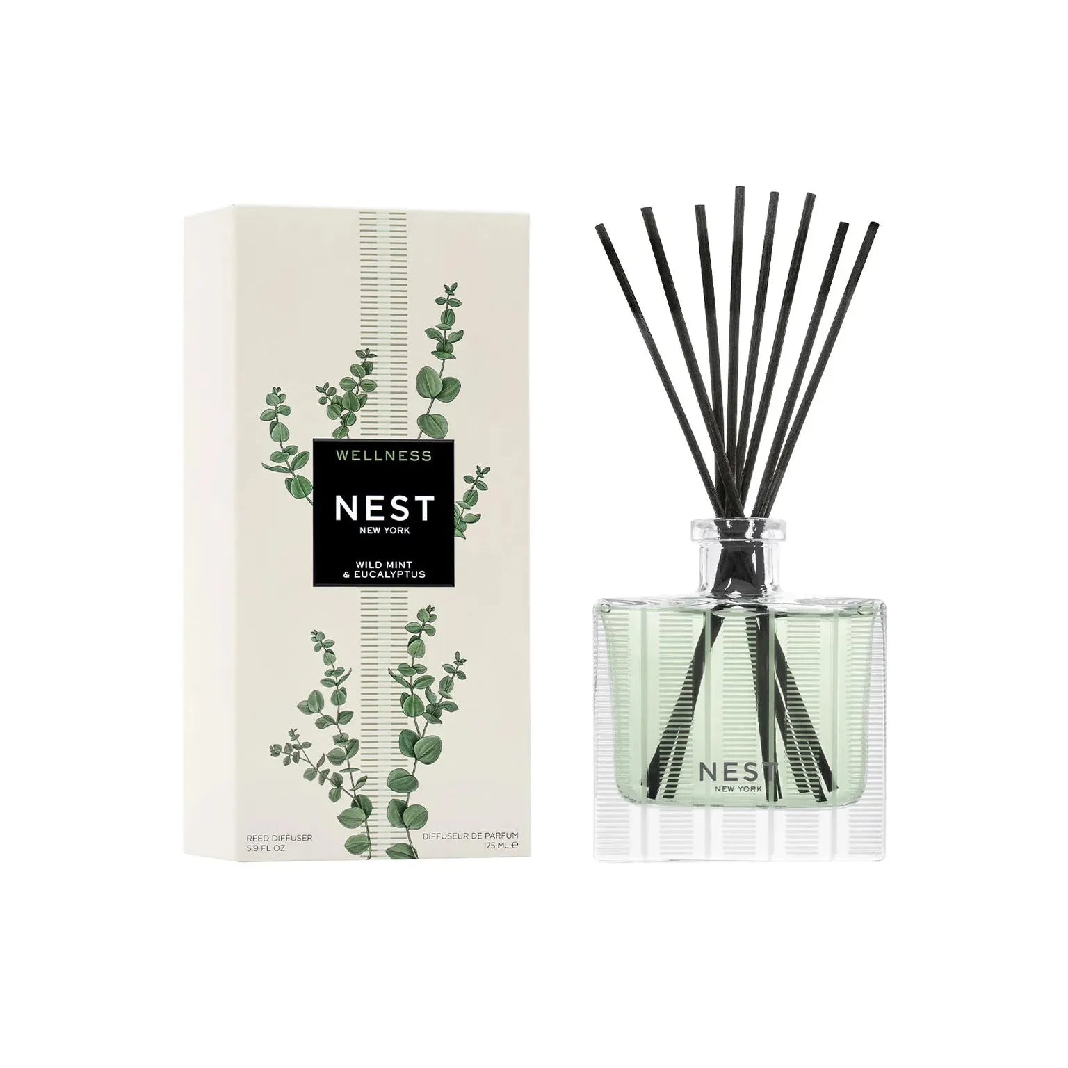 Wild Mint & Eucalyptus Reed Diffuser 5.9oz. - Just Fabulous Palm Springs