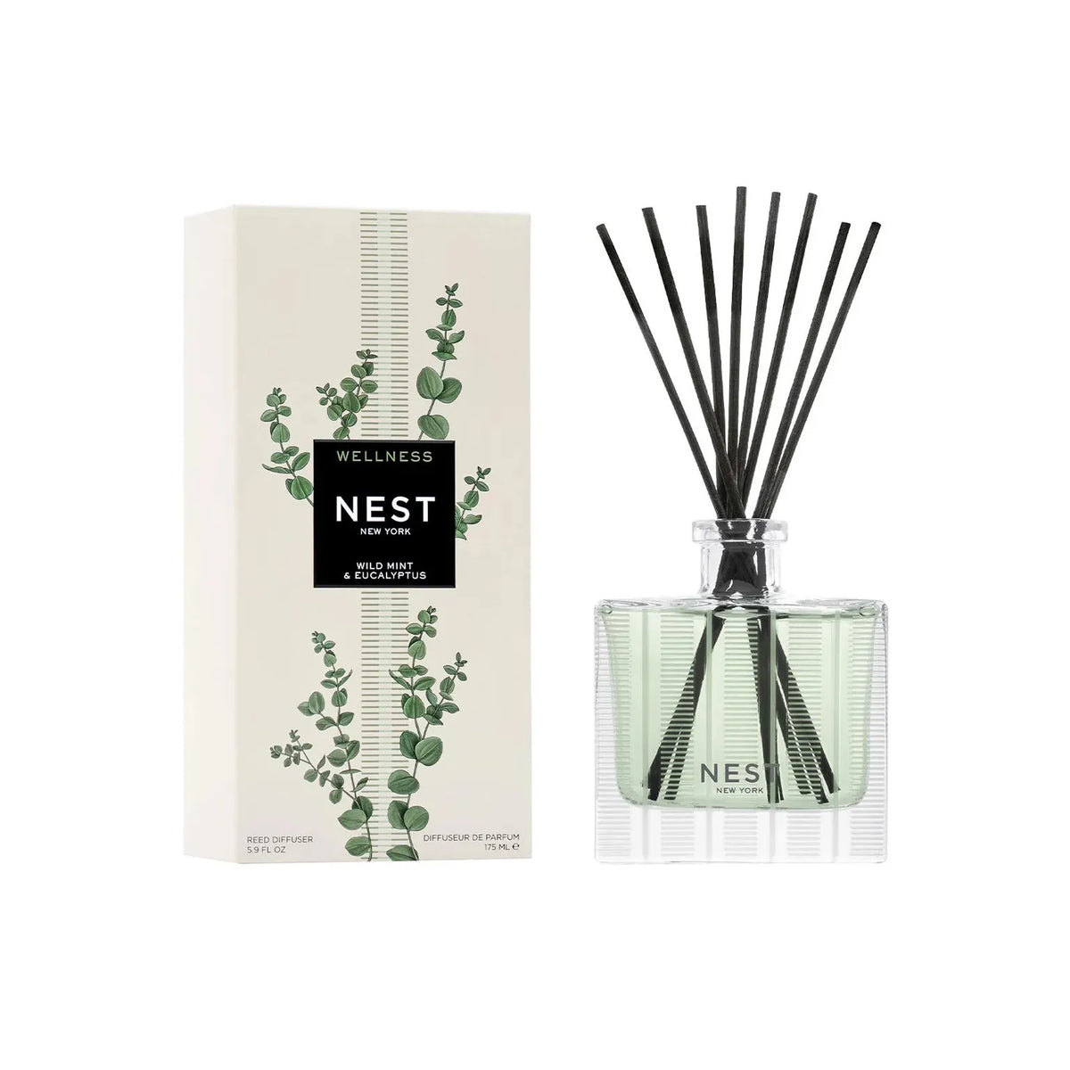 Wild Mint & Eucalyptus Reed Diffuser 5.9oz. - Just Fabulous Palm Springs