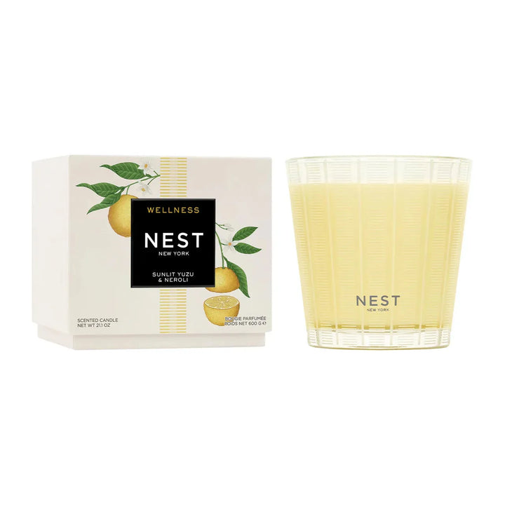 Sunlit Yuzu & Neroli 3-Wick Candle 21.2oz - Just Fabulous Palm Springs