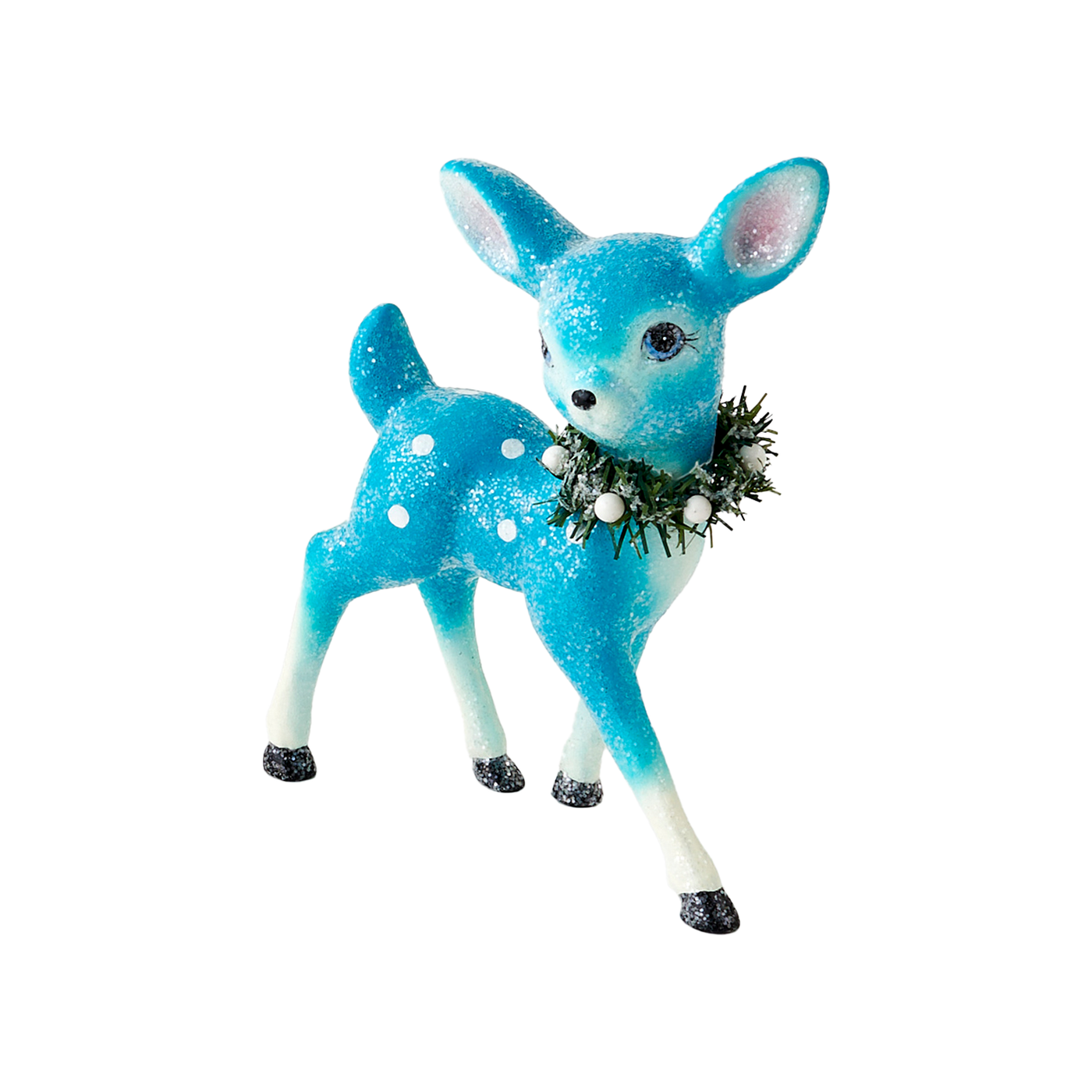 Standing Decorative Holiday Deer - Blue