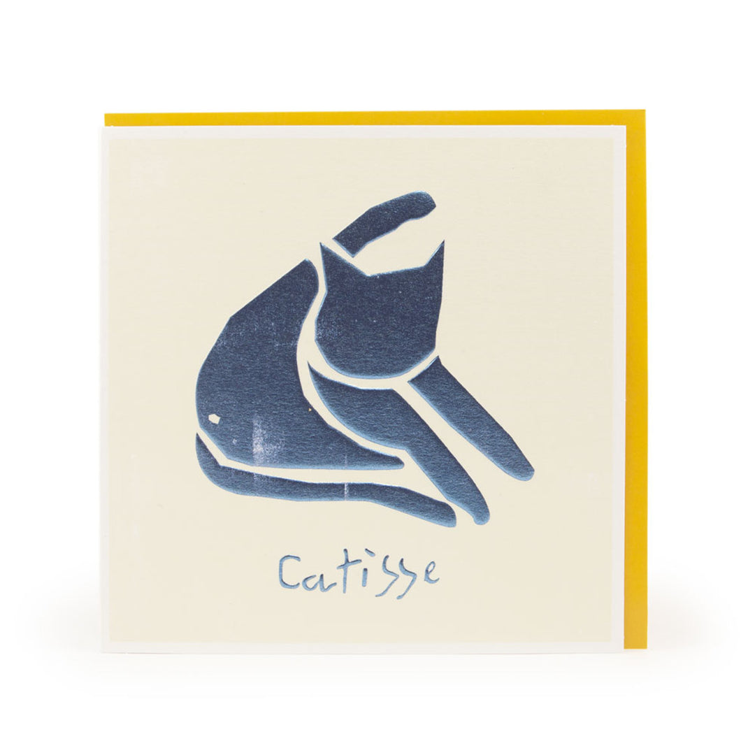 Cat-isse Greeting Card