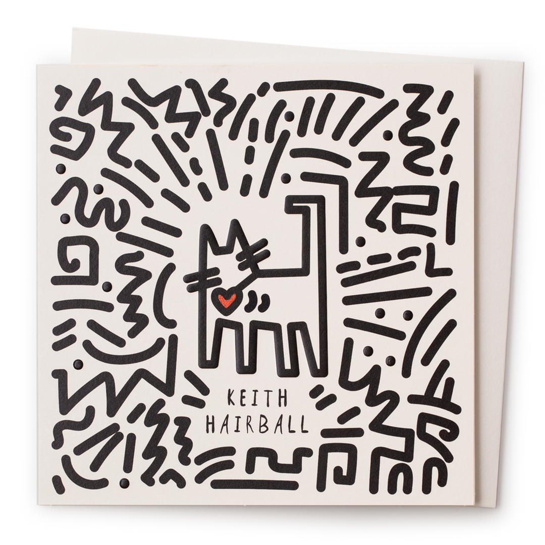 Keith Hairball Greeting Card