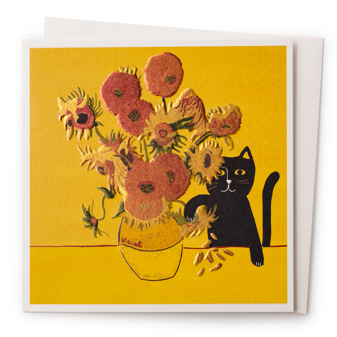 Vincent's Cat Greeting Card