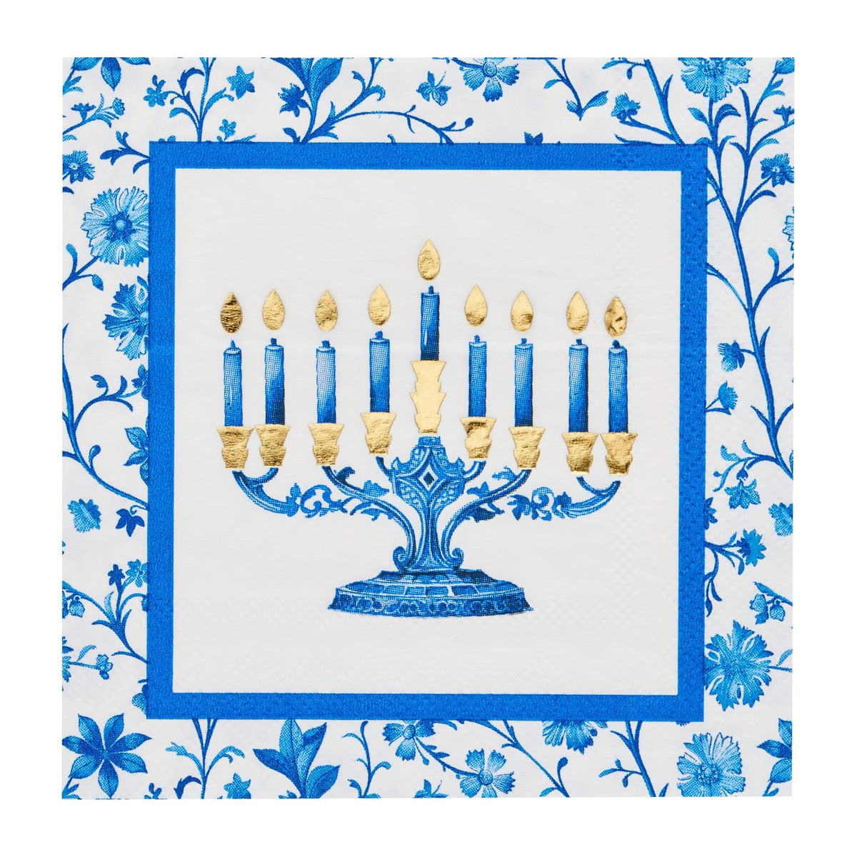 Hanukkah Toile Cocktail Napkins