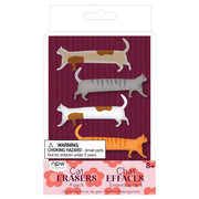 Cat Erasers - 4 Pack