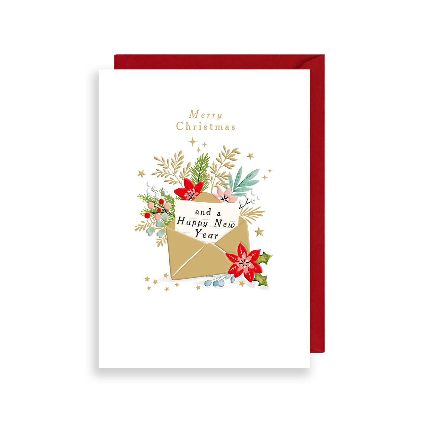 Christmas Letter Holiday Greeting Card