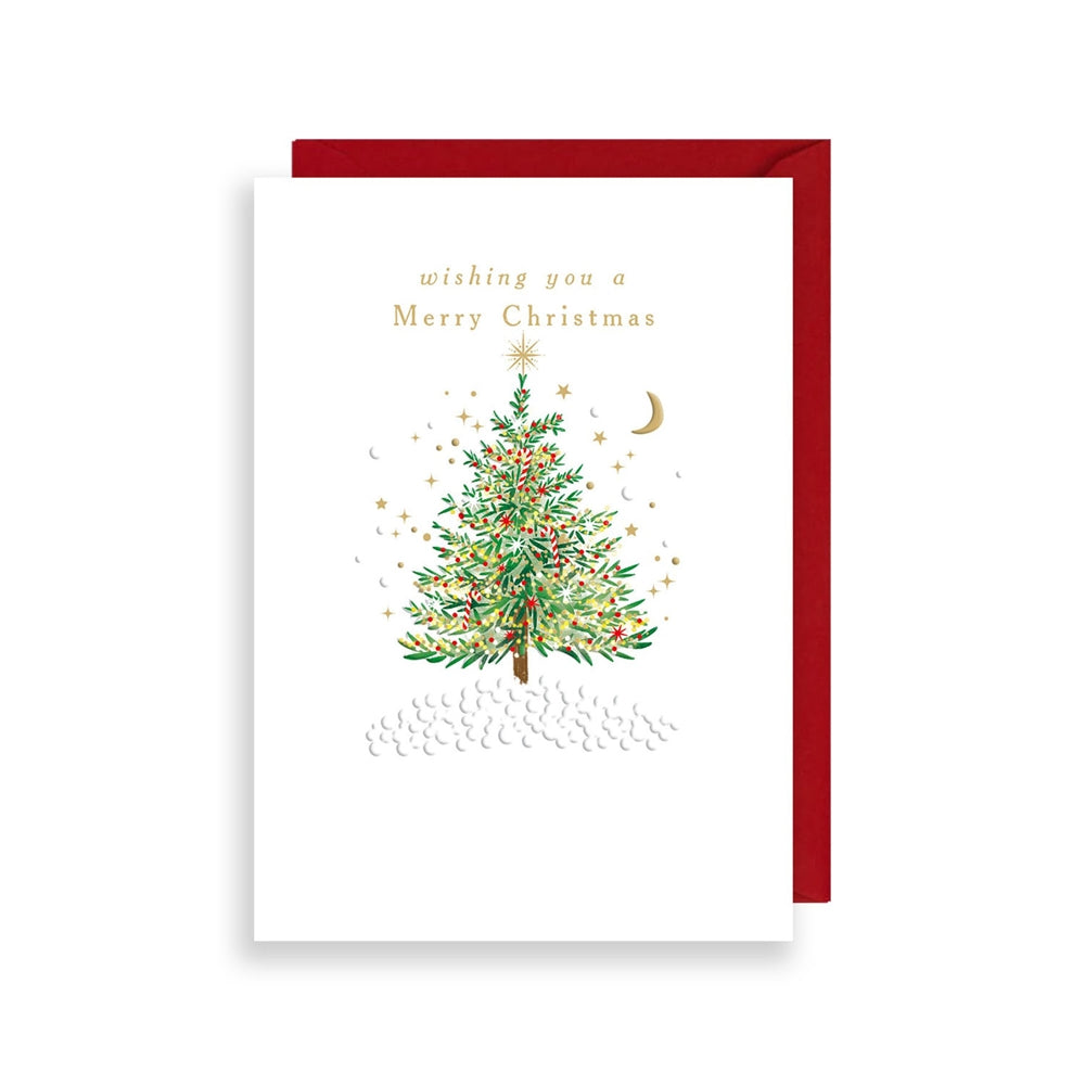 Christmas Tree Wish Holiday Greeting Card