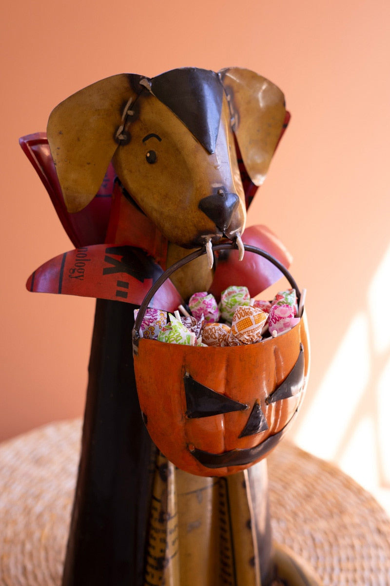 Metal Halloween Dog