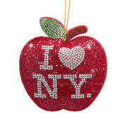 I Love NY® Fabric Apple Ornament
