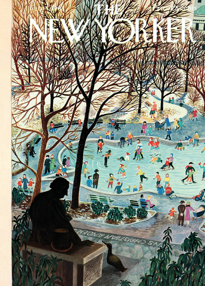 Ice Skating In Central Park Boxed Holiday Cards