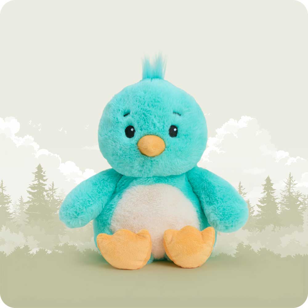Cute Blue Bird 13" Warmies Plush