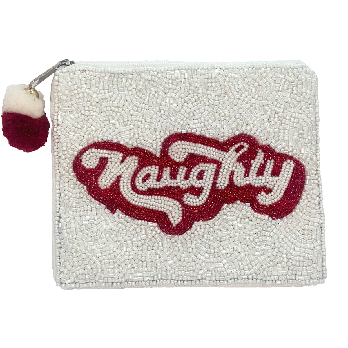 Naughty Beaded Coin Pouch