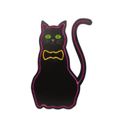 Neon Cat Metal Sign