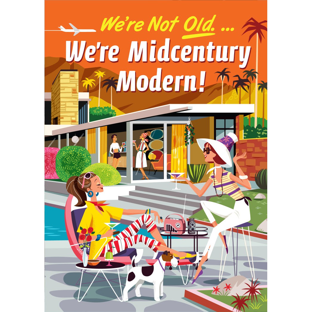 Magnet: Mid-Century Gals - Just Fabulous Palm Springs