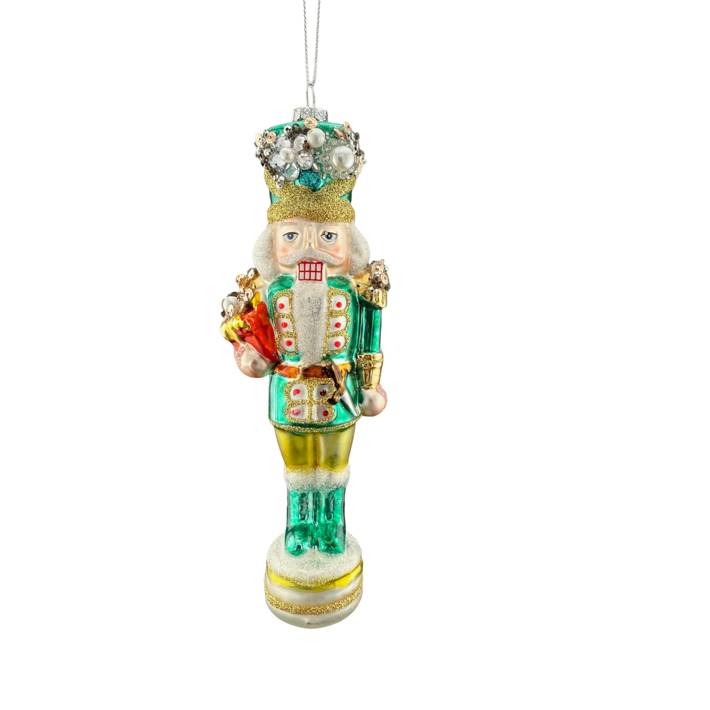 Nutcracker Ornament - Turquoise