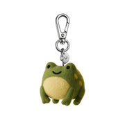 Frank The Frog Silly Beans Felt Keychain