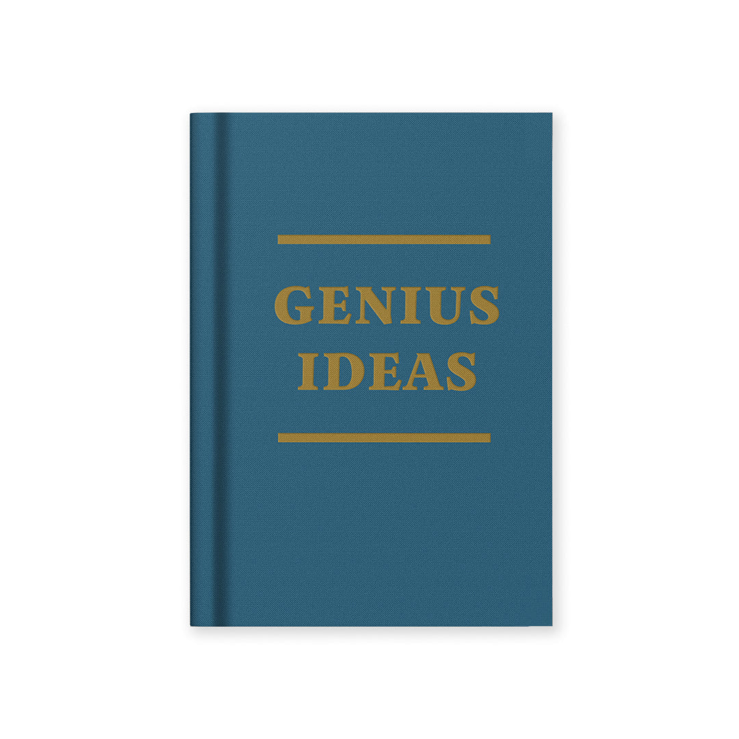 Genius Ideas Fabric Hardback Mini Notebook