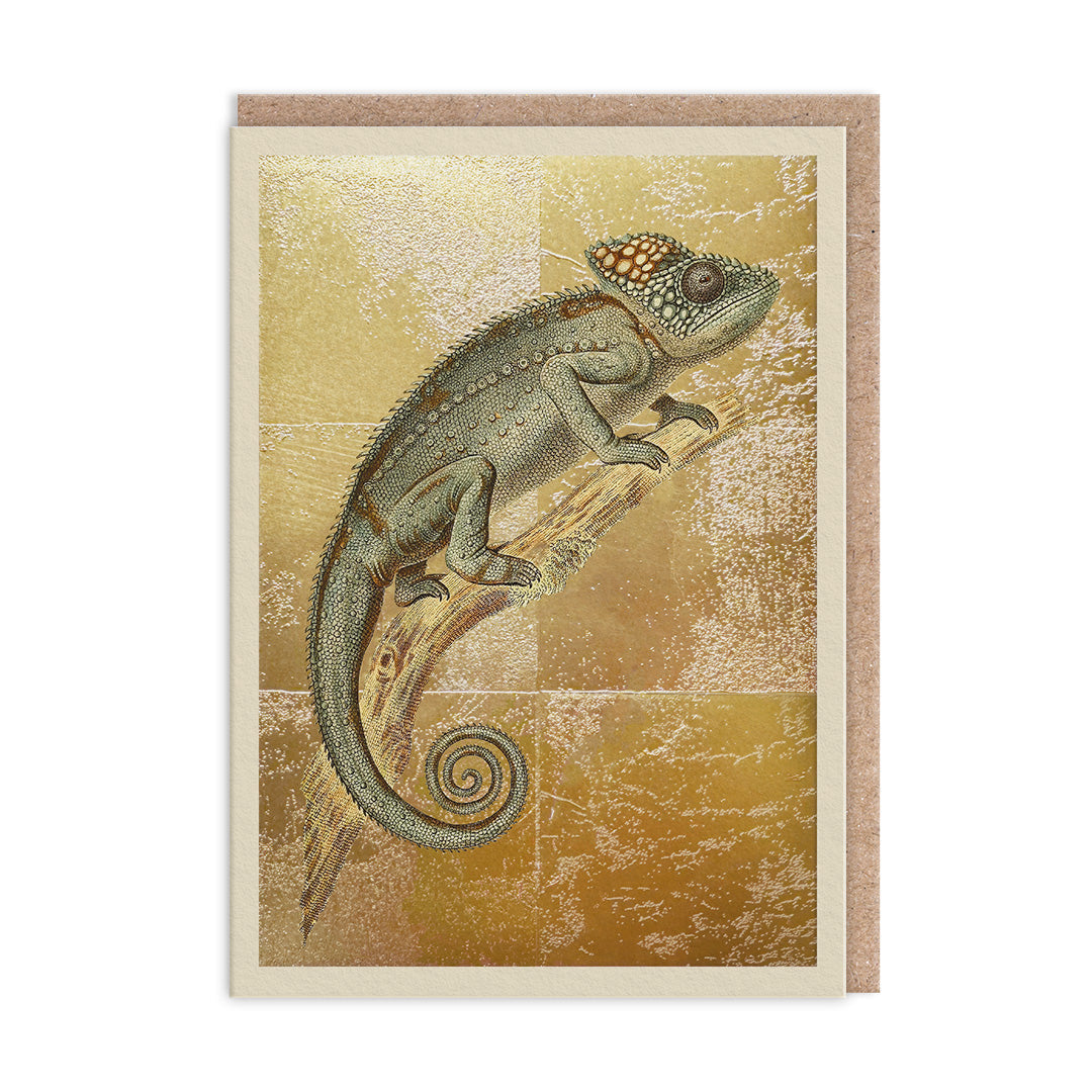Cameleon Verruqueux Blank Greeting Card