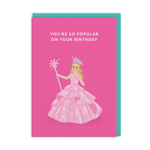Glinda Wicked Birthday Card