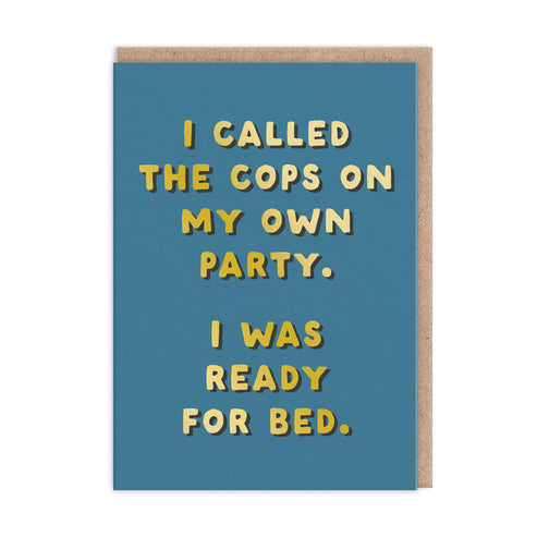 Ready For Bed Birthday Card