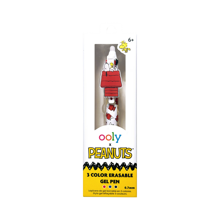 Peanuts 3 Color Erasable Gel Pen