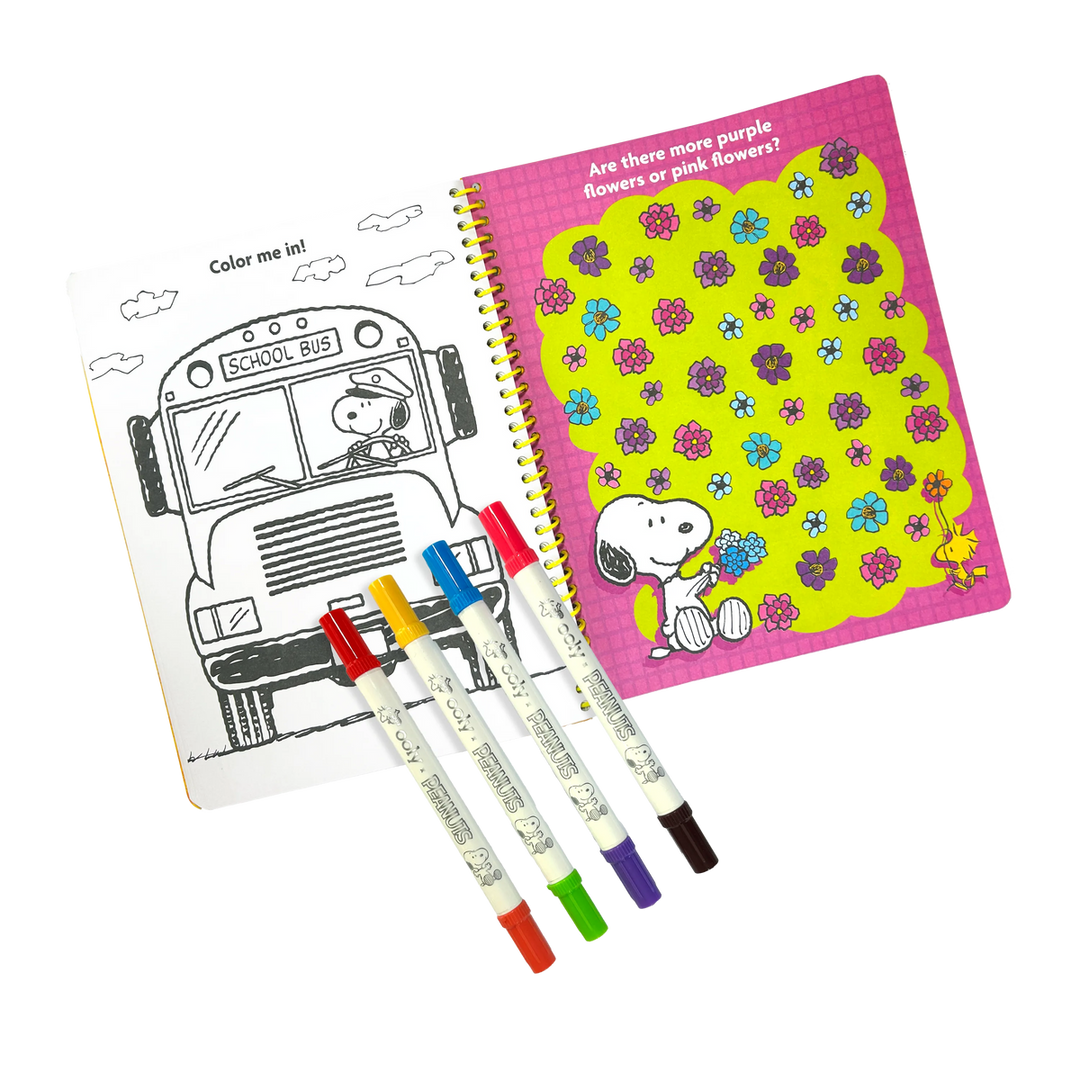 Peanuts Activity Travel Kit & Double-Ended Markers