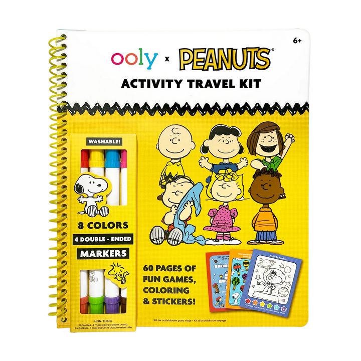 Peanuts Activity Travel Kit & Double-Ended Markers