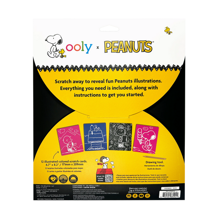 Peanuts Scratch Art Kit