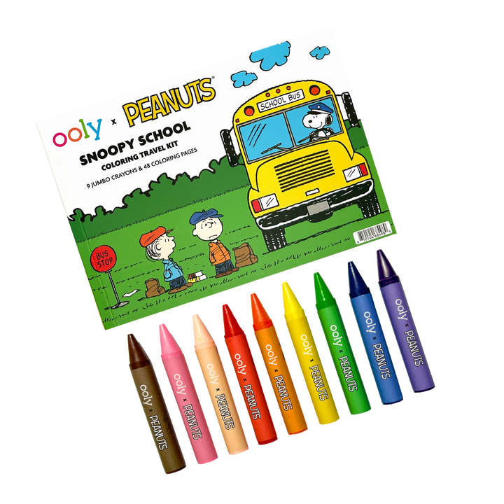 Peanuts Snoopy School Coloring Travel Kit