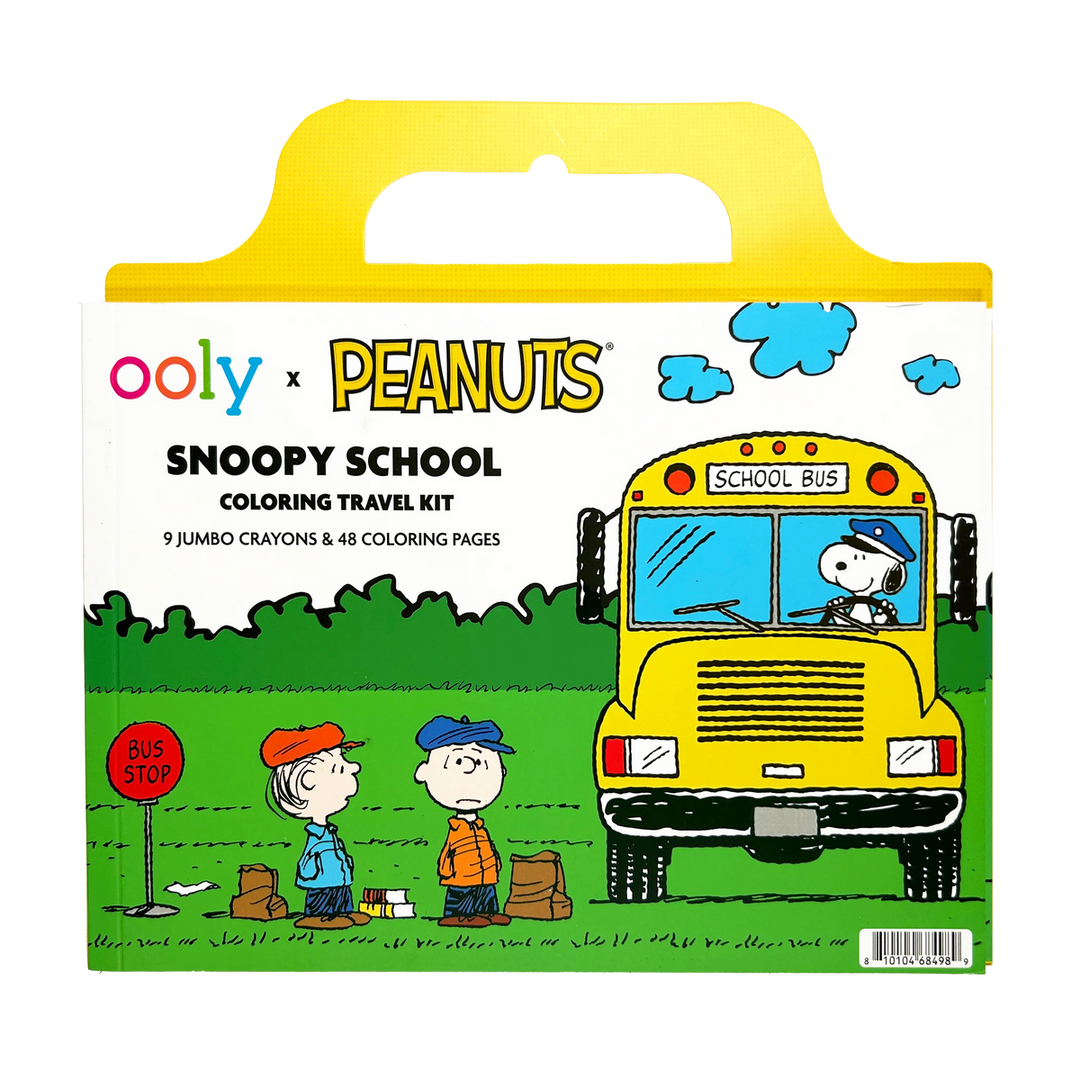 Peanuts Snoopy School Coloring Travel Kit