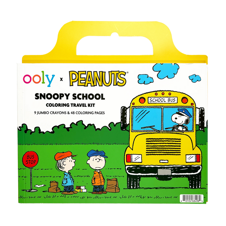 Peanuts Snoopy School Coloring Travel Kit