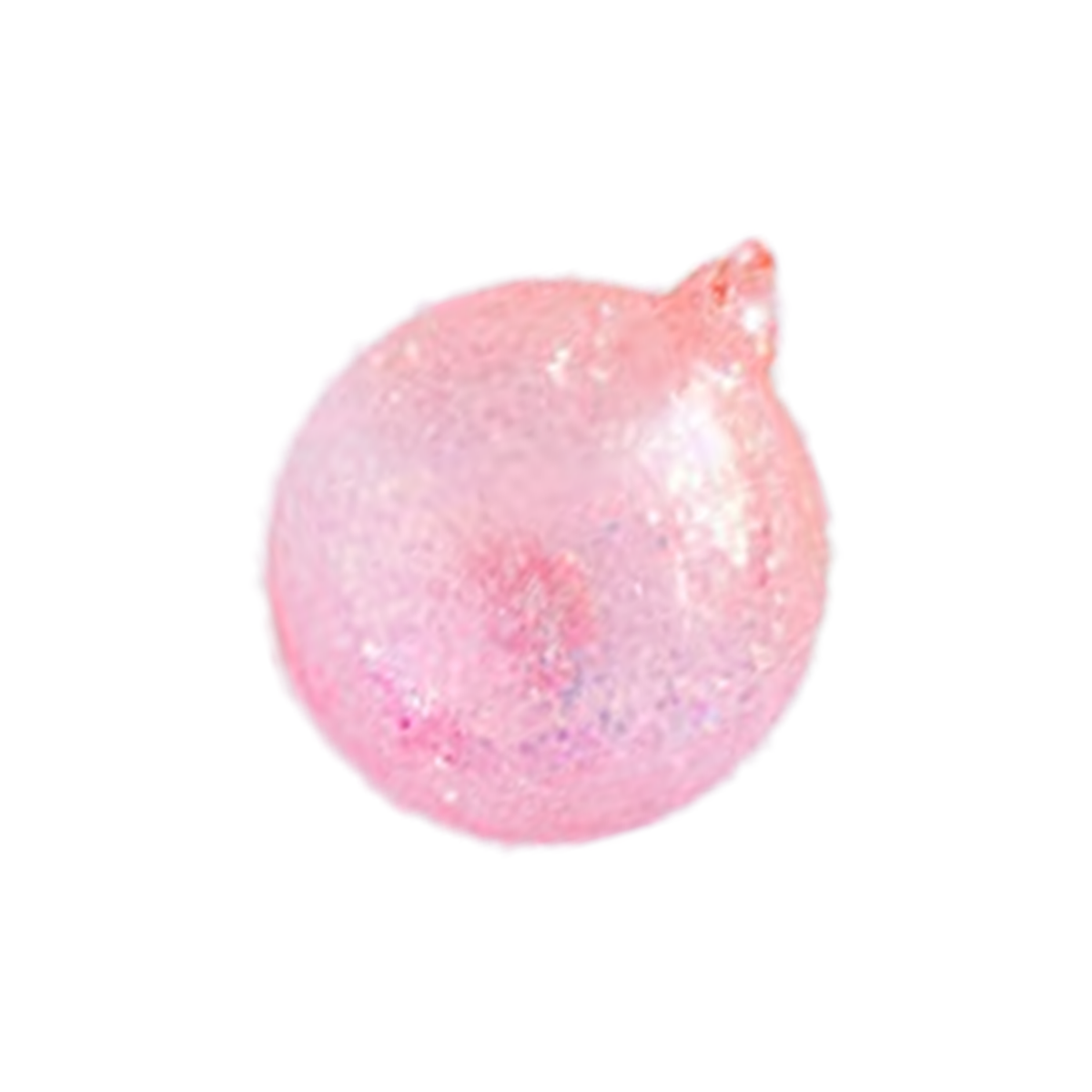 Iridescent Ombre Ball Ornament - Coral & Light Pink