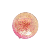 Iridescent Ombre Ball Ornament - Coral & Yellow