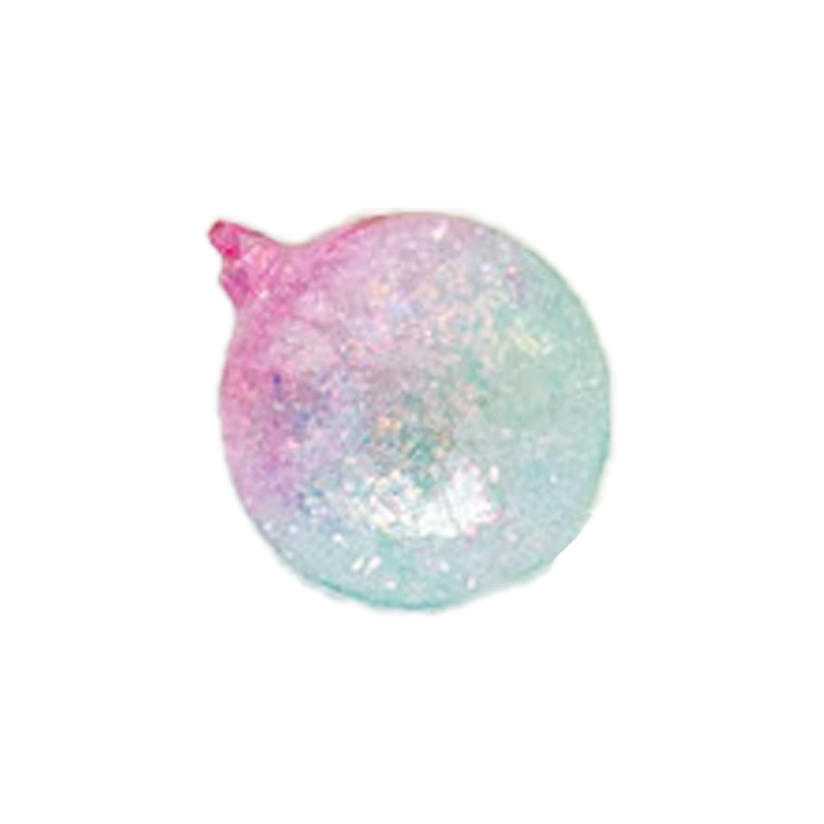 Iridescent Ombre Ball Ornament - Pink & Mint