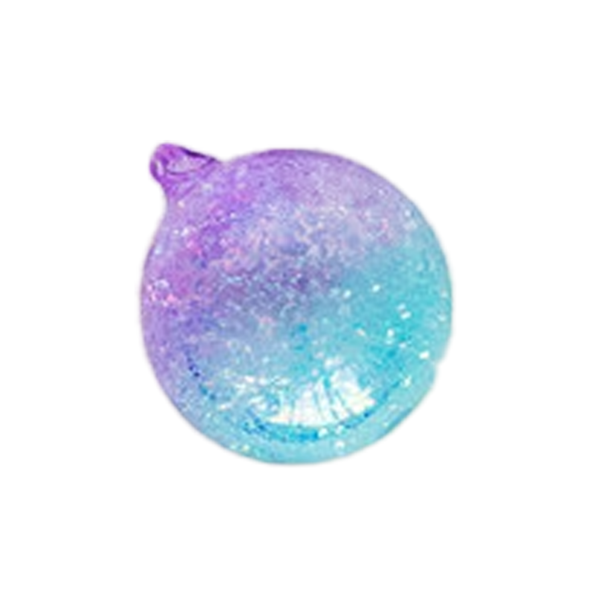 Iridescent Ombre Ball Ornament - Purple & Teal