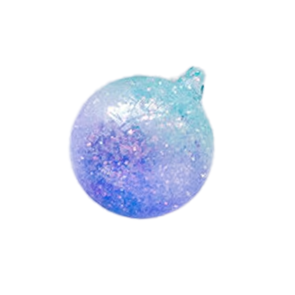 Iridescent Ombre Ball Ornament - Teal & Blue