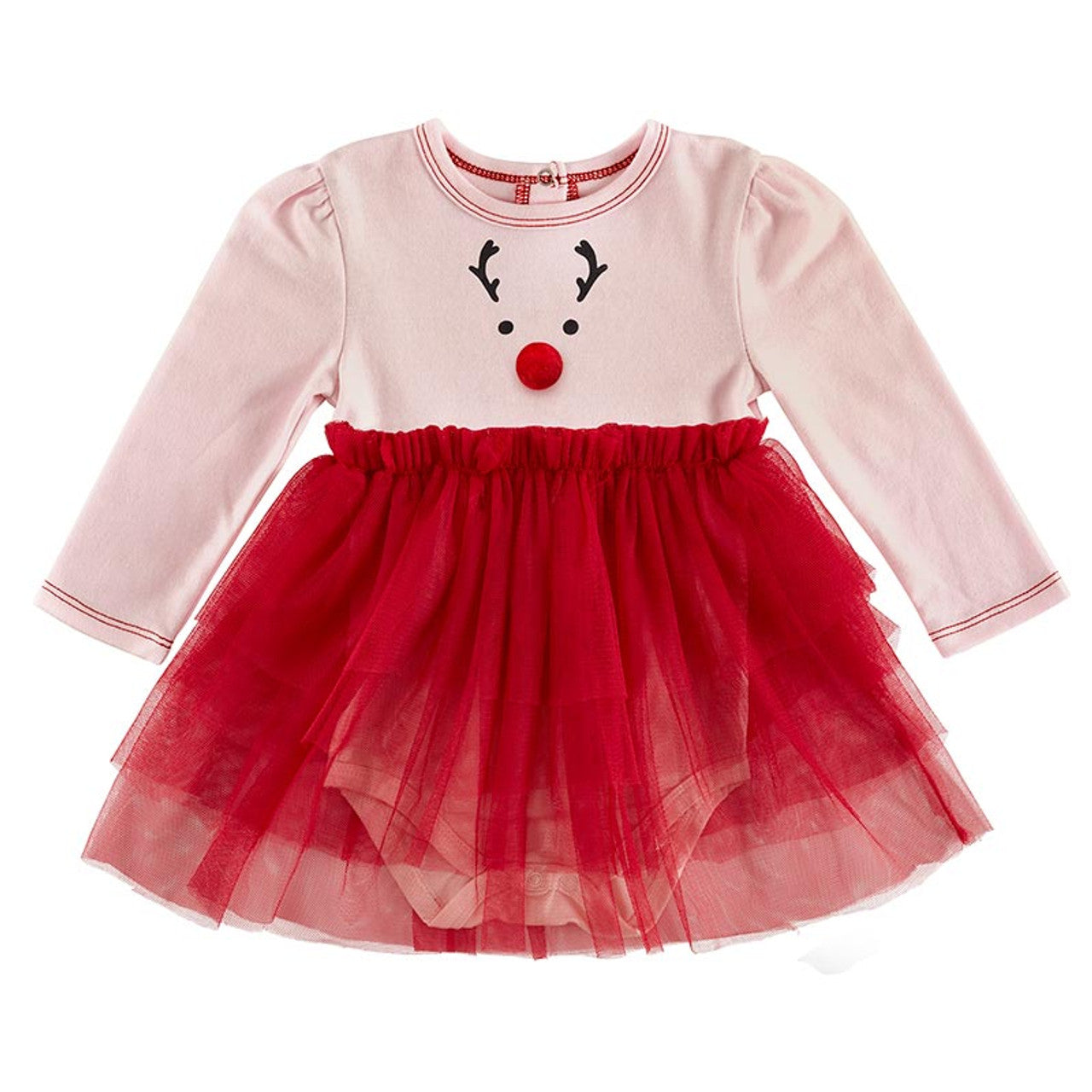 Reindeer Snapshirt Tutu Dress