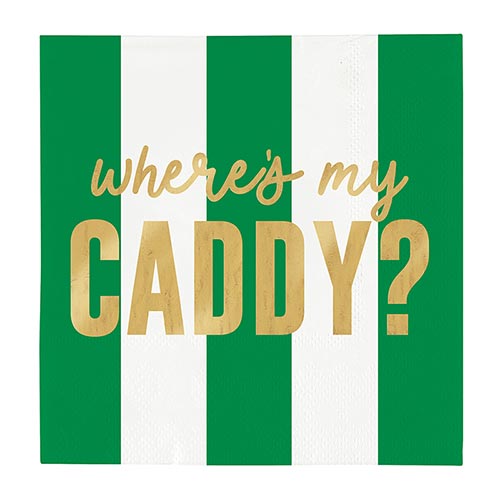 Where's My Caddy Cocktail Napkins