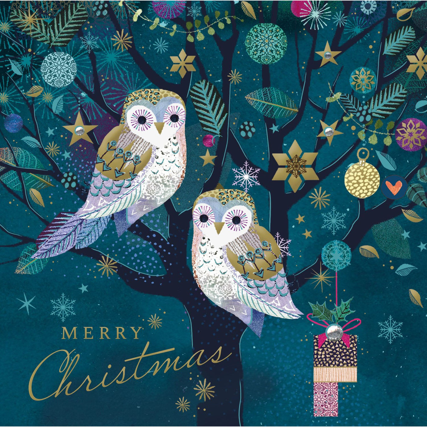 Christmas Owls Boxed Holiday Cards