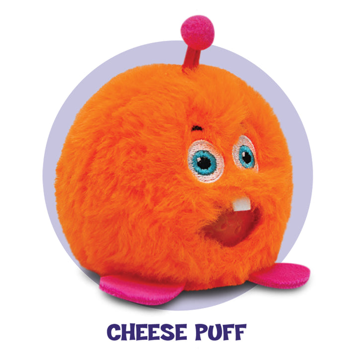 Silly Monsters Plush Ball Jellies - Orange Cheese Puff