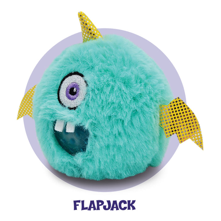 Silly Monsters Plush Ball Jellies - Teal Flapjack