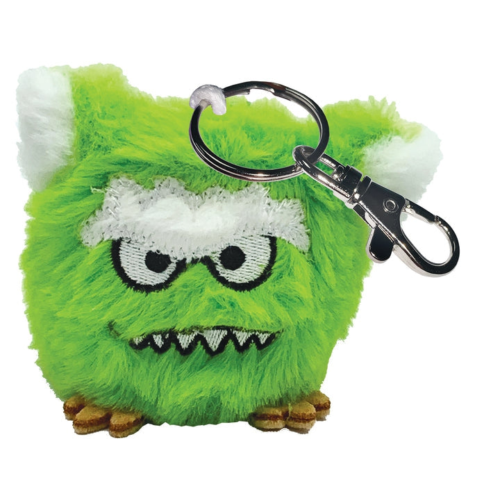 Silly Monsters Plush Ball Keychain - Booger