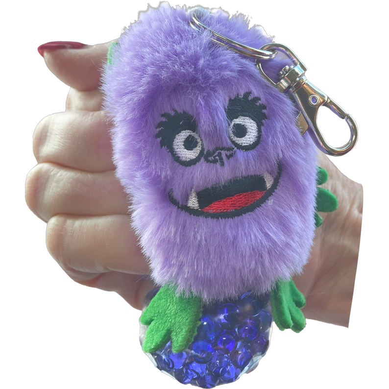 Silly Monsters Plush Ball Keychain - Ozzi