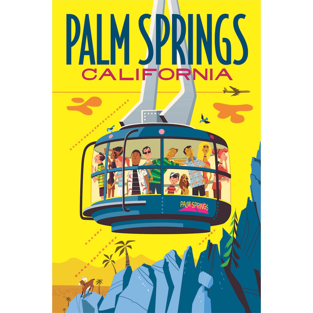Postcard: Tram - Just Fabulous Palm Springs