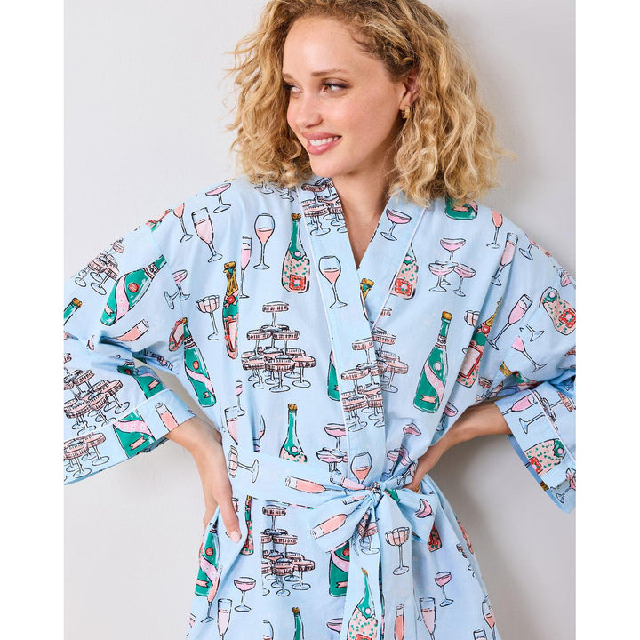 Champagne Tower Getting Ready Robe