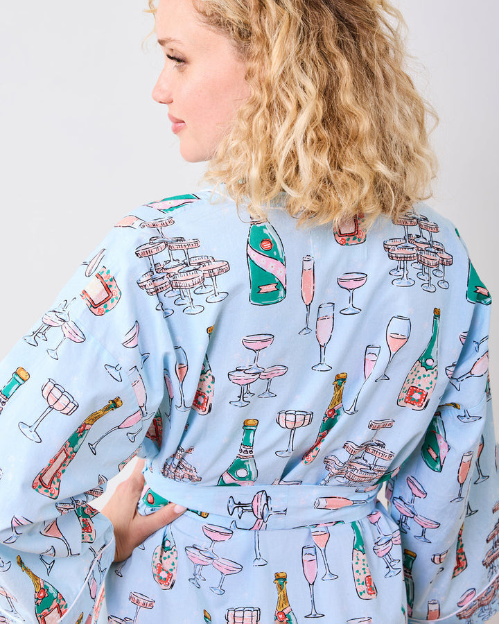 Champagne Tower Getting Ready Robe