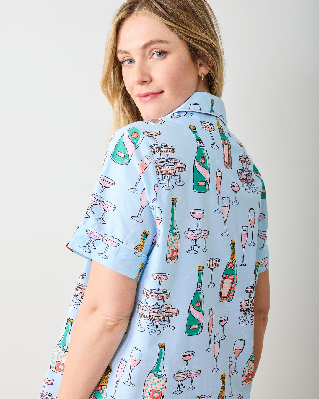 Champagne Tower Short PJ Set