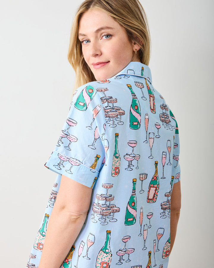 Champagne Tower Short PJ Set