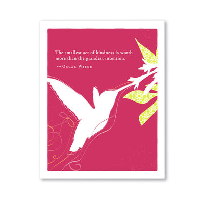 The Smallest Act Of Kindness Greeting Card